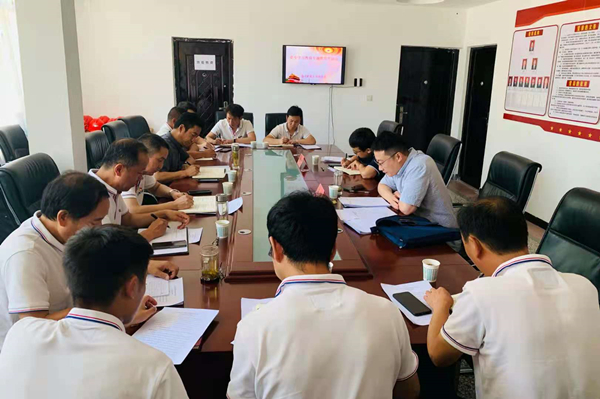 陜西環(huán)保集團班子成員到鼎豐礦業(yè)公司宣講習近平總書記“七一”重要講話精神并指導專題組織生活會_副本.jpg