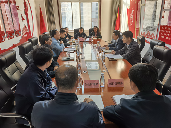 陜西環(huán)保集團巡聽督導(dǎo)保隆公司黨支部理論學習組學習.jpg